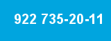 922 735-20-11 922 735-20-11